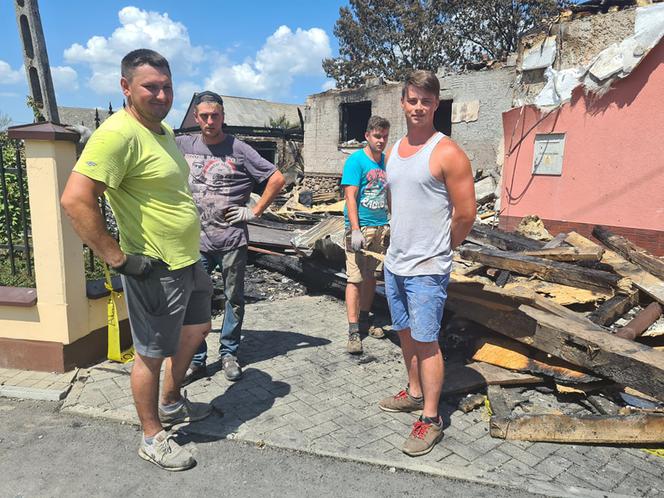 GORALSKA SOLIDARNOSC PO POZARZE W NOWEJ BIALEJ