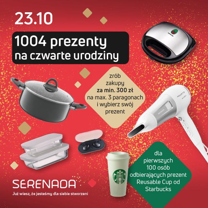 Serenada ma już 4 lata! Świętuj i zgarniaj prezenty! Nie może cię zabraknąć