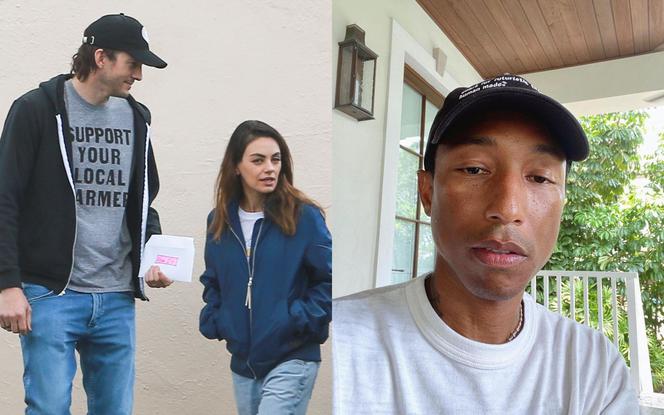 Ashton Kutcher, Mila Kunis, Pharrell Wiliams