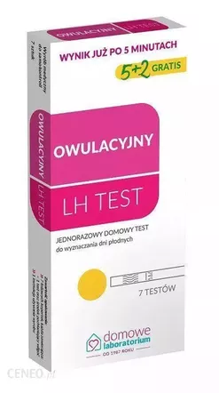 Domowe Labolatorium LH test owulacyjny 7 szt