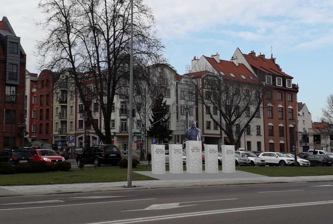 Wizualizacja pomnika przy Rycerskiej