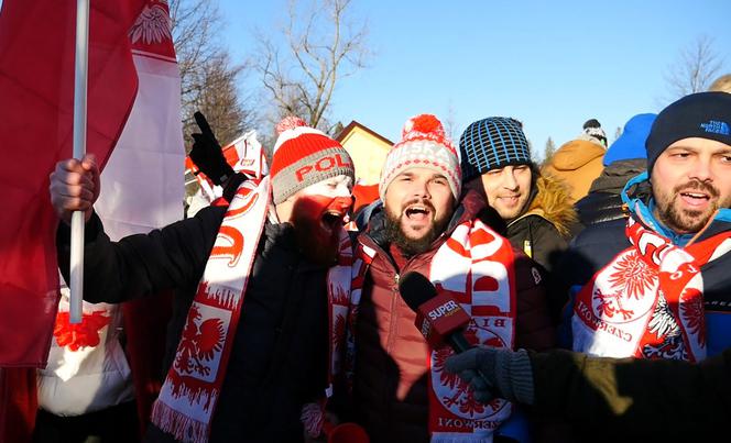 Kibice reprezentacji Polski w Zakopanem