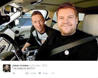 Chris Martin w Carpool Karaoke. Lider Coldplay w aucie Jamesa Cordena da czadu?