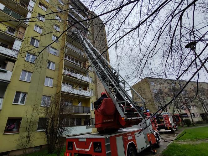 Na osiedlach w Nowym Sączu paliły się balkony. Na szczęście nikomu nic się nie stało.