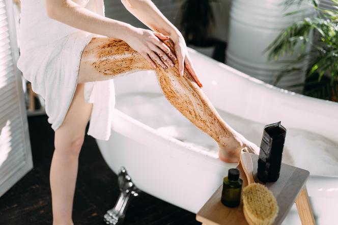 peeling kawowy