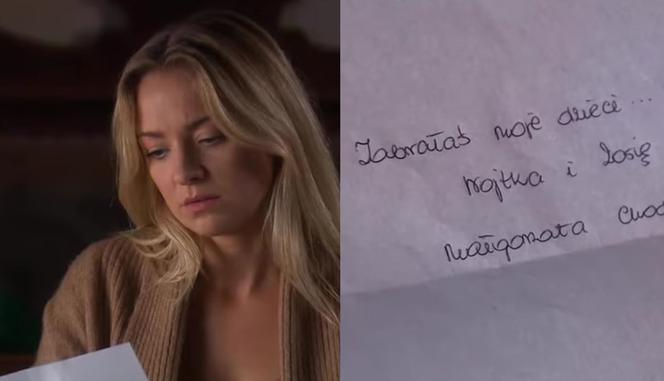 M jak miłość, odcinek 1490: Joasia dostanie list z pogróżkami od Małgosi! Wróci, żeby zabrać dzieci? - WIDEO