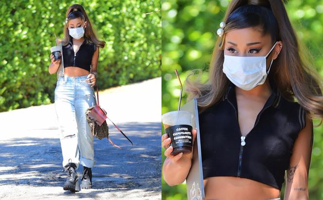 Ariana Grande w drodze do studia w Los Angeles