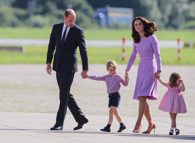 Książę William, Kate Middleton, książę George, księżniczka Charlotte