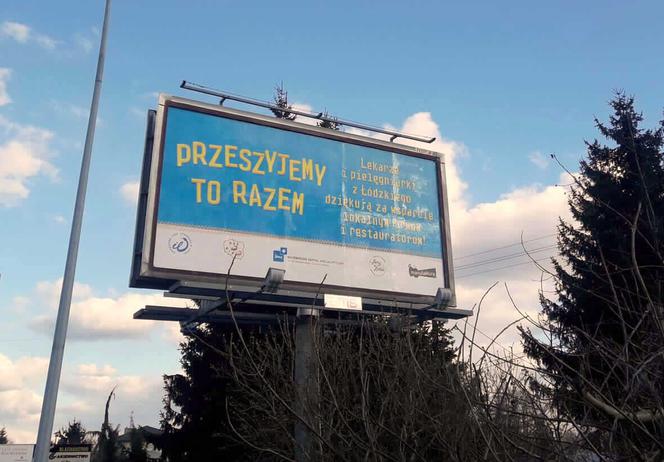 Łódź: Manufaktura udostępniła swoje billboardy. Lekarze dziękują łodzianom