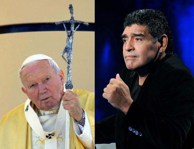 Diego Maradona/Jan Paweł II