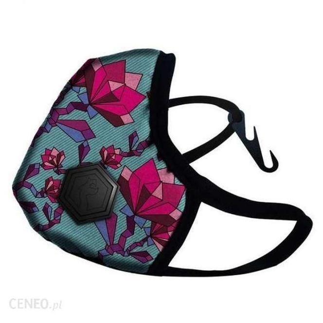 Go Ride Maska antysmogowa przeciwpyłowa DRAGON CASUAL II floral pink S