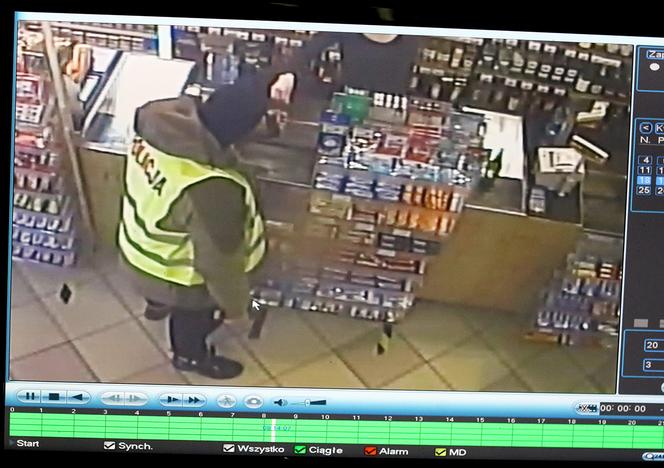 Przebrał się za policjanta i terroryzował okolicę