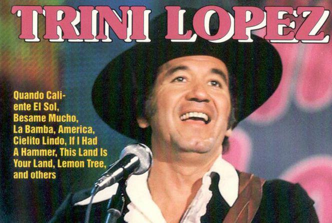 Trini Lopez na okładce płyty Flash