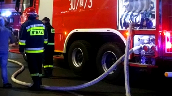 Chełmża: Straż pożarna w akcji. Zadymienie mieszkania
