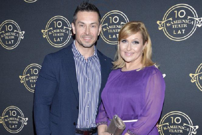 Katarzyna Skrzynecka i jej mąż Marcin Łopucki