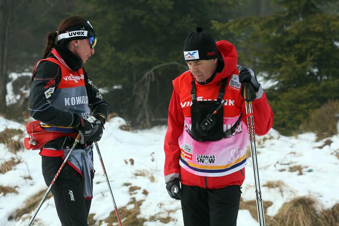 Justyna Kowalczyk i Aleksander Wierietielny