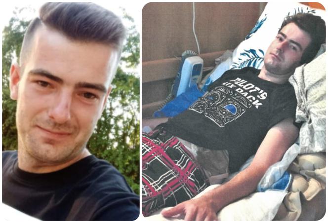 Szczecin: Przygniotła go ciężka sztaplarka. 25-letni Krystian znów chce chodzić
