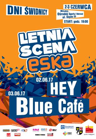 Blue Cafe i Hey na Letniej Scenie ESKI w Świdnicy