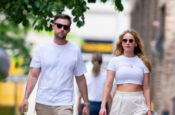 Jennifer Lawrence z mężem
