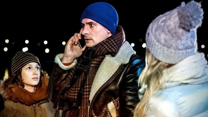 W rytmie serca 6 sezon odc. 66. Grześ (Borys Wiciński), Adam (Mateusz Damięcki), Maria (Barbara Kurdej-Szatan)