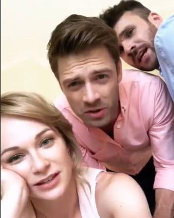 O mnie się nie martw 11 sezon. Sylwia (Aleksandra Adamska), Przemysław (Krzysztof Wach), Paweł (Marcin Korcz)