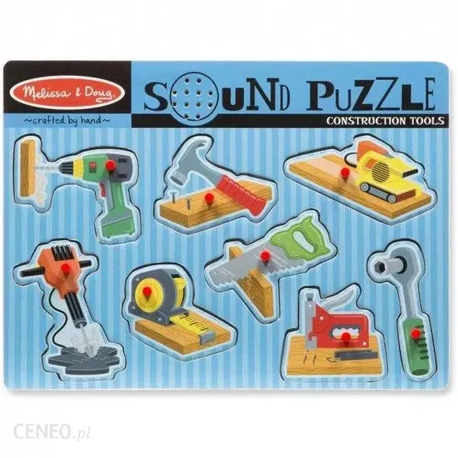 Melissa & Doug Puzzle Z Dźwiękiem Narzędzia