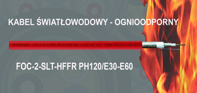 Kable światłowodowe ognioodporne