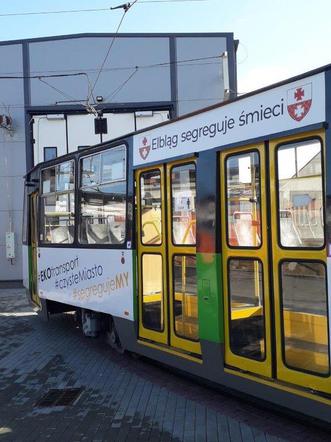 Ekotramwaj na ulicach Elbląga