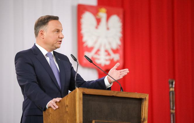 Prezydent Andrzej Duda przemawiał na Zgromadzeniu Narodowym z okazji 550-lecia polskiego parlamentaryzmu