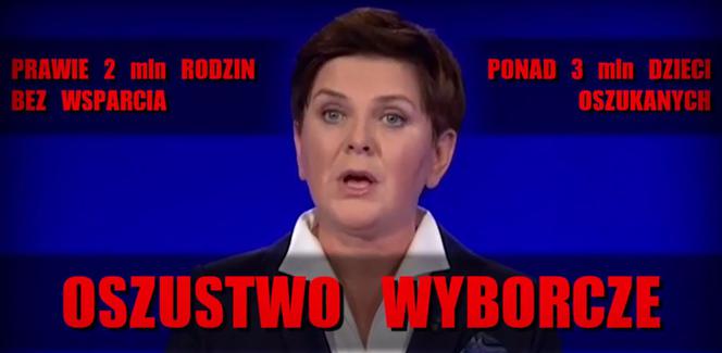 Spot PO o programie 500 zł PiS: Obiecali i OSZUKALI