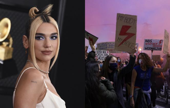 Dua Lipa wspiera strajk kobiet