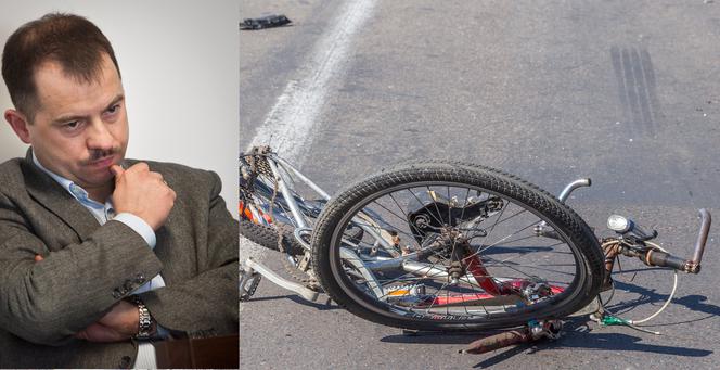 Artur Zawisza potracił rowerzystkę