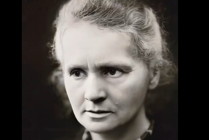 Maria Skłodowska Curie - jej zdjęcie także znalazło się w aplickacji