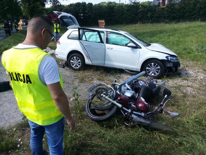 Tragiczny wypadek w Górze Motycznej w powiecie dębickim: Nie żyje motocyklista