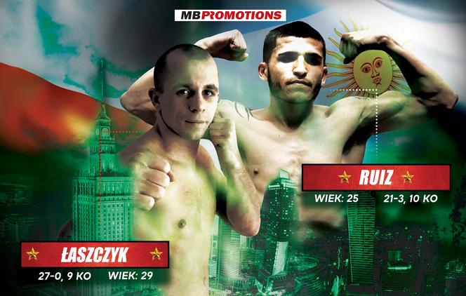 Kamil Łaszczyk vs Diego Alberto Ruiz na MB Boxing Night 7