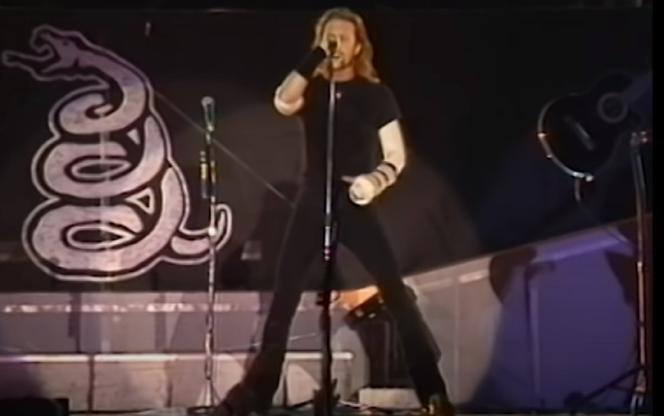 Poparzony James Hetfield i specjalny koncert. Metallica opublikowała fragmenty występu z 1992 roku