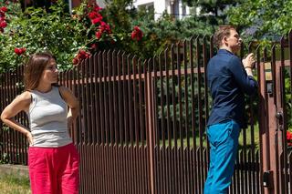 Barwy szczęścia odc. 2929. Kasia (Katarzyna Glinka), Łukasz (Michał Rolnicki)