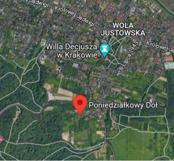 Ulica Poniedziałkowy Dół, Kraków