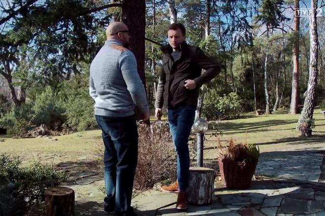 M jak miłość odc. 1450. Bartek (Arkadiusz Smoleński), Andrzejek (Tomasz Oświeciński)