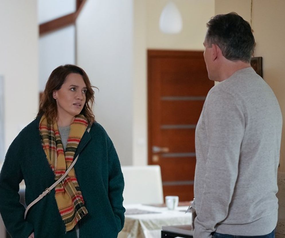 Pierwsza miłość, odcinek 3528: Jakub Wenerski (Przemysław Sadowski), Laura (Katarzyna Maciąg)