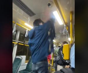 Skandaliczne zachowanie kibica Kolejorza. Zniszczony tramwaj MPK Poznań
