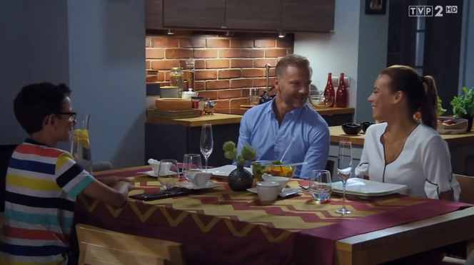 M jak miłość odcinek 1400, Maciek (Franciszek Przanowski), Andrzej (Krystian Wieczorek), Magda (Anna Mucha)