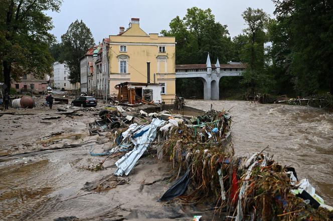 Lądek Zdrój po przejściu fali