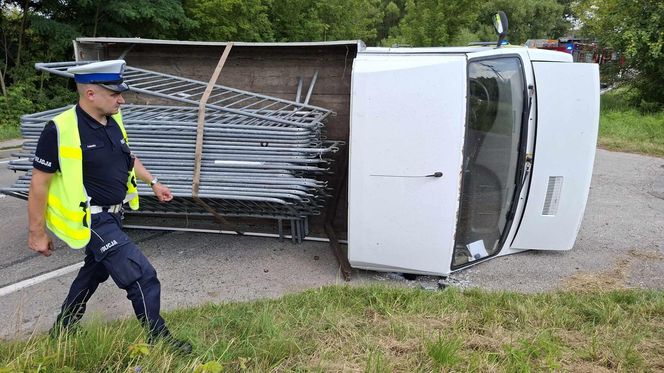 Wypadek w Lubieni