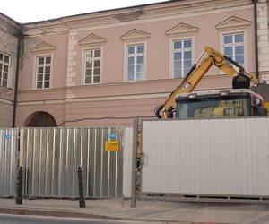 Remont Pałacu Lubomirskich. Tak wygląda plac budowy