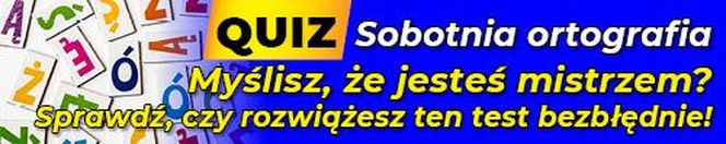 QUIZ. Sobotnia ortografia. Myślisz, że jesteś mistrzem? Sprawdź, czy rozwiążesz ten test bezbłędnie!