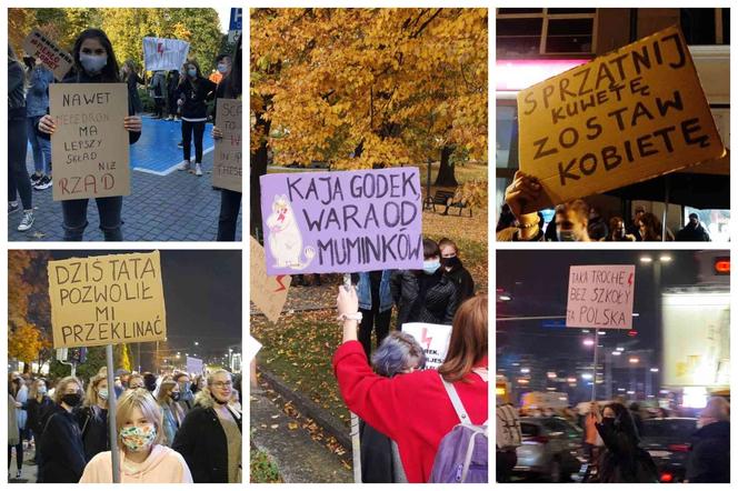 Protest kobiet na wesoło. Najlepsze hasła z banerów. Niektóre bawią do łez! [ZDJĘCIA]