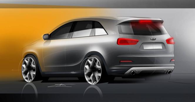 Kia Sorento 2015 - szkice