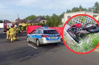 Wypadek motocyklisty w Wodzisławiu Śląskim. Zginął na miejscu