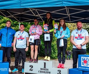 Sportowe emocje w Chorzowie. 150 biegaczy wystartowało w 6. edycji Chorzowskiej Dychy
